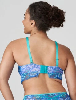 PrimaDonna Twist Morro Bay Longline Plunge Bra 9 PrimaDonna Twist Morro Bay Longline Plunge Bra -FOREVER YOUR LINGERIE 0142264PrimaMorroBayHalfPaddedPlungeBraMermaidBlueBack