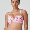 PrimaDonna Twist Via Alegre Padded Balcony Bra 1 PrimaDonna Twist Via Alegre Padded Balcony Bra -FOREVER YOUR LINGERIE 0242242ViaAlegrePaddedBalconyBraPeonyPinkFrontEdited