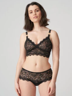 PrimaDonna Arau Bralette Top -FOREVER YOUR LINGERIE 0863290BraletteTop0663291LuxaryThongBlackFront