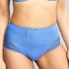 Panache Serene High Waist Brief 1 Panache Serene High Waist Brief -FOREVER YOUR LINGERIE 10303SereneHighWaistBriefCornflowerFrontEdited