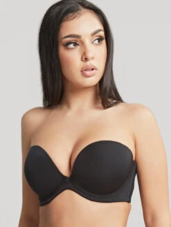 Cleo Faith Strapless Bra 9 Cleo Faith Strapless Bra -FOREVER YOUR LINGERIE 10660FaithStraplessBraBlackFront