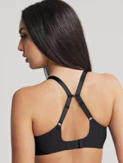 Cleo Faith Plunge Bra 12 Cleo Faith Plunge Bra -FOREVER YOUR LINGERIE 10666FaithPlungeBraBlackBackJHook