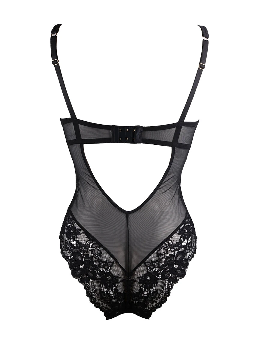 Pour Moi Satin Luxe Underwire Bodysuit 10 Pour Moi Satin Luxe Underwire Bodysuit - Image 8