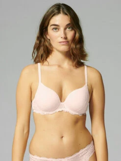 Simone Perele Reve Spacer Plunge Bra 7 Simone Perele Reve Spacer Plunge Bra -FOREVER YOUR LINGERIE 12Z316SpacerPlungeBraSakuraFrontEdited