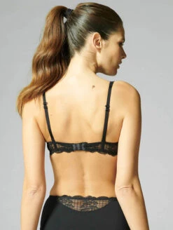 Simone Perele Reve Half Cup Bra 7 Simone Perele Reve Half Cup Bra -FOREVER YOUR LINGERIE 12Z330HalfCupBraBlackBackEdit