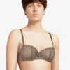 Chantelle Day To Night Half Cup Bra 2 Chantelle Day To Night Half Cup Bra -FOREVER YOUR LINGERIE 15F5TaupeFront