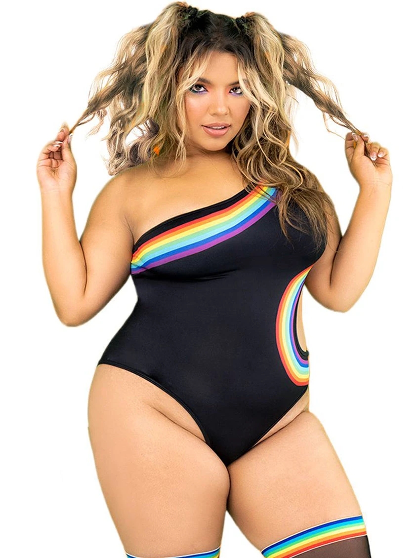 Mapale Asymmetrical Pride Bodysuit 8 Mapale Asymmetrical Pride Bodysuit - Image 6