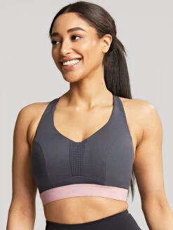 Panache Ultra Perform Wired Sports Bra 13 Panache Ultra Perform Wired Sports Bra -FOREVER YOUR LINGERIE 5022UltraPerformSportsBraCharcoalFrontEdited2