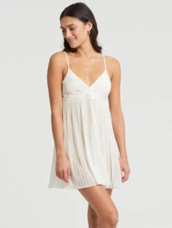 Rya Collection True Love Chemise 8 Rya Collection True Love Chemise -FOREVER YOUR LINGERIE 704RyaTrueLoveChemiseIvoryFrontEdited
