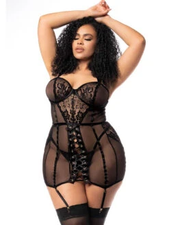 Mapale Babydoll With G-String -FOREVER YOUR LINGERIE 7488BabydollWithG StringFrontEditedPlus