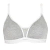 Royce Posie Wirefree T-Shirt Bra 2 Royce Posie Wirefree T-Shirt Bra -FOREVER YOUR LINGERIE 8019PosieWireFreeBraGreyWhiteFrontEdited
