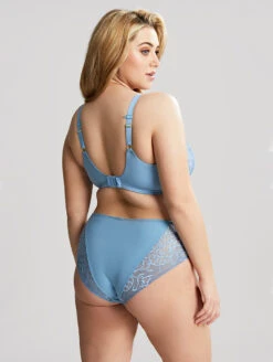 Sculptresse Estel Deep Brief -FOREVER YOUR LINGERIE 9686EstelPlungeBra9682DeepBriefDuskBlueBackEdit