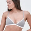 Skarlett Blue Adorned Cotton Bralette 1 Skarlett Blue Adorned Cotton Bralette -FOREVER YOUR LINGERIE AdornedCottonBralette325211HeatherGreyFront