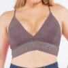 Annie Longline Bralette 2 Annie Longline Bralette -FOREVER YOUR LINGERIE AnemoneAnnieLonglineBraletteDustyPurpleFT0720FrontAlt