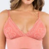 Mya Longline Bralette 1 Mya Longline Bralette -FOREVER YOUR LINGERIE AnemoneMyaLaceLonglineBraletteDesertSandFT0221Front