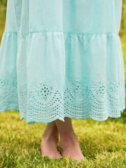 April Cornell Emily's Eyelet Nighty 9 April Cornell Emily's Eyelet Nighty -FOREVER YOUR LINGERIE AprilCornellEmilyEyeletNightyNTA5501RDetails2