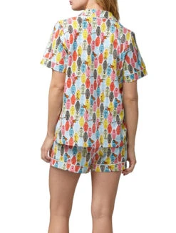Bed Head Short Sleeve And Shorty PJ Set -FOREVER YOUR LINGERIE BedHeadShortSleeveandShortyPJSetKeysPleaseBH2427113Back