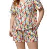 Bed Head Short Sleeve And Shorty PJ Set 2 Bed Head Short Sleeve And Shorty PJ Set -FOREVER YOUR LINGERIE BedHeadShortSleeveandShortyPJSetKeysPleaseBH2427113FrontPlus