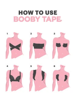 Booby Tape Breast Lift Tape - Beige 9 Booby Tape Breast Lift Tape - Beige -FOREVER YOUR LINGERIE Booby Tape Breast Lift Tape Beige S 4