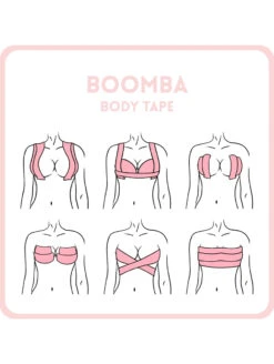 Boomba Body Tape Mega 9 Boomba Body Tape Mega -FOREVER YOUR LINGERIE BoombaBodyTapeWaystoWearEdit