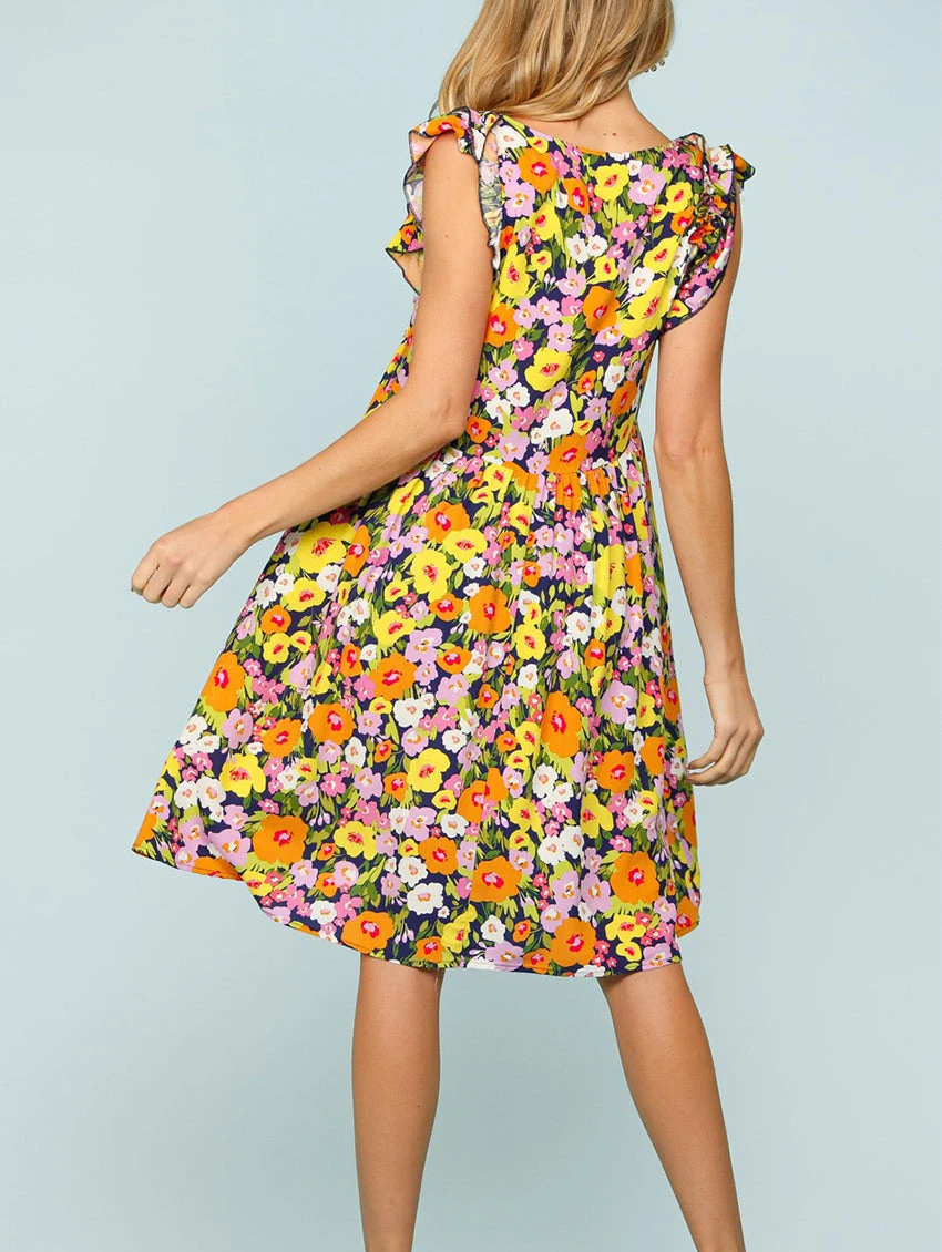 Brook Double Frill Dress 4 Brook Double Frill Dress - Image 2