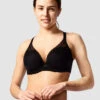 Chantelle Parisian Allure Plunge T-Shirt Bra 1 Chantelle Parisian Allure Plunge T-Shirt Bra -FOREVER YOUR LINGERIE C2232BlackFront