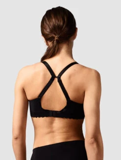 Chantelle Parisian Allure Plunge T-Shirt Bra -FOREVER YOUR LINGERIE C2232Blackbackracer