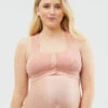 Cake Biscotti Front Closure Nursing Bralette 1 Cake Biscotti Front Closure Nursing Bralette -FOREVER YOUR LINGERIE CakeMaternityBiscottiNursingBra25 1072RoseFront
