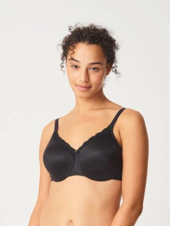 Chantelle C Comfort Bra 10 Chantelle C Comfort Bra -FOREVER YOUR LINGERIE ChantelleCComfortC13G1BlackFront