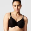 Chantelle C Comfort Bra 2 Chantelle C Comfort Bra -FOREVER YOUR LINGERIE ChantelleCComfortC13G1BlackFront2