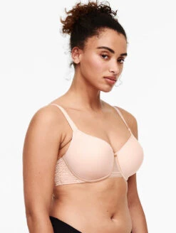 Chantelle C Jolie Memory Foam Bra 9 Chantelle C Jolie Memory Foam Bra -FOREVER YOUR LINGERIE ChantelleCJolieMemoryFoamBraSoftPink13B6Side