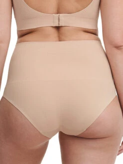 Chantelle Smooth Comfort Brief 7 Chantelle Smooth Comfort Brief -FOREVER YOUR LINGERIE ChantelleSmoothComfortHighWaistFullBrief10U7SiroccoBack