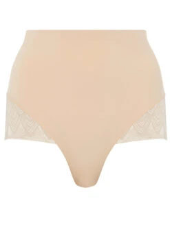 Chantelle Sexy Shape Hi-Waist Full Brief 9 Chantelle Sexy Shape Hi-Waist Full Brief -FOREVER YOUR LINGERIE ChantelleWaltzHiWaistBriefGoldenBeige14K7Flat