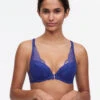 Chantelle Waltz Push Up Bra -FOREVER YOUR LINGERIE ChantelleWaltzPushUpBraC13L2NavyFront