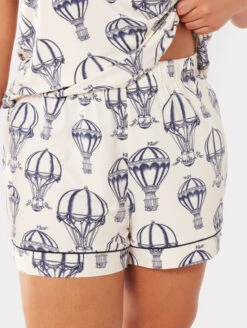 Chelsea Peers PJ Set With Shorts 13 Chelsea Peers PJ Set With Shorts -FOREVER YOUR LINGERIE ChelseaPeersPJSetWithShortsBalloonsCW2132RBALWaistPlus