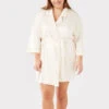 Chelsea Peers Satin Robe -FOREVER YOUR LINGERIE ChelseaPeersSatinLaceTrimRobeCW2076CPLN03IvoyFront