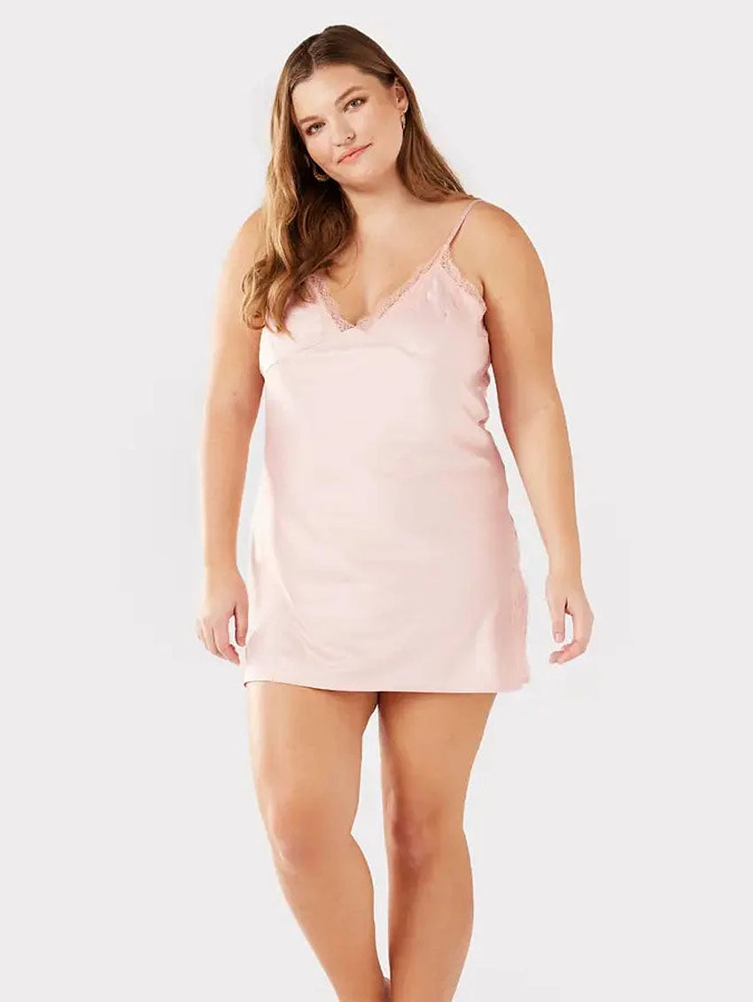 Chelsea Peers Satin Lace Slip 3 Chelsea Peers Satin Lace Slip