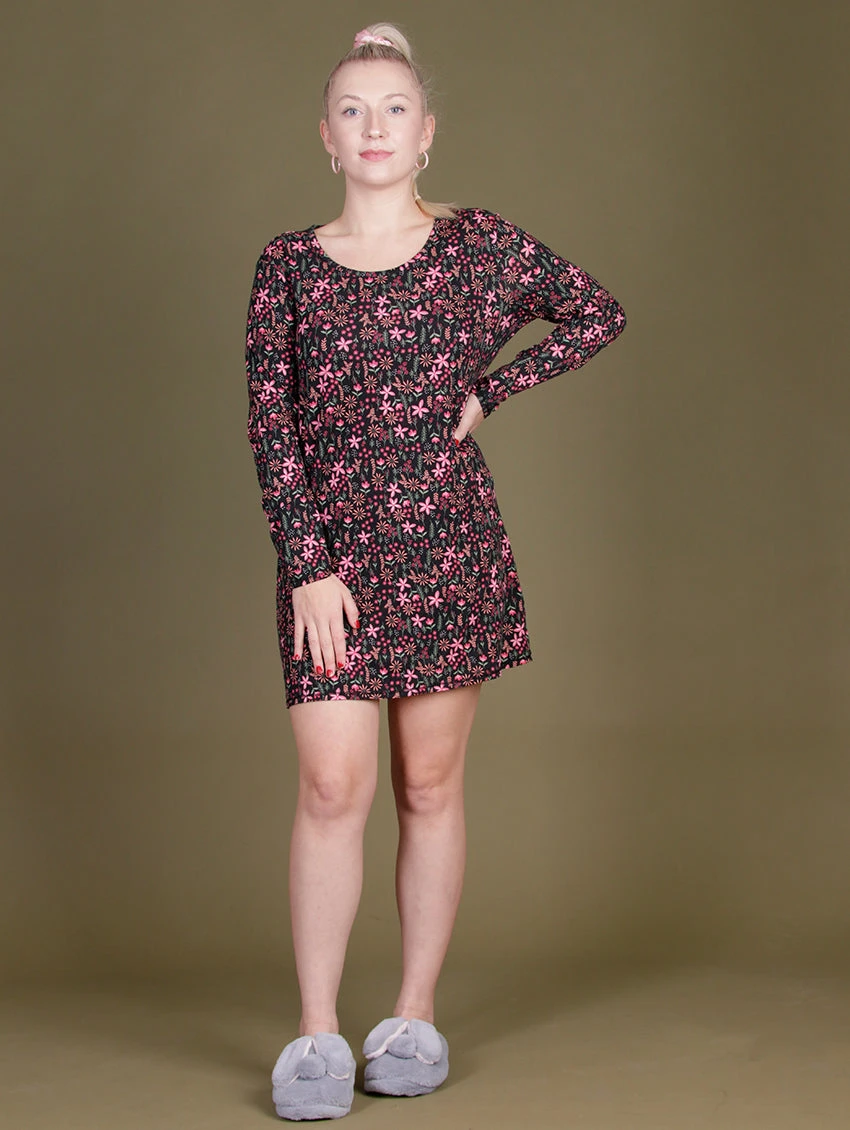 Cool Girl Long Sleeve Sleepshirt 3 Cool Girl Long Sleeve Sleepshirt