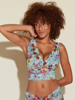 Cosabella Never Say Never Curvy Plungie Longline Bralette