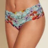 Cosabella Never Say Never Thong -FOREVER YOUR LINGERIE CosabellaPrintedNeverSayNeverThongFloralBeautyNEVEP0343Front