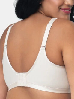 Curvy Couture Wire Free Bra 15 Curvy Couture Wire Free Bra -FOREVER YOUR LINGERIE CurvyCoutureWirelessNatural1010BackAlt