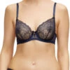 Dita Von Teese Fiamma Bra 2 Dita Von Teese Fiamma Bra -FOREVER YOUR LINGERIE DVTFiammaLaceUnderwireBraNavyD59021Front