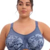 Elomi Energise Sports Bra 1 Elomi Energise Sports Bra -FOREVER YOUR LINGERIE EL8042VintageDenimFront