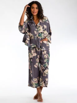 Midnight Bakery Luca Pj Set 9 Midnight Bakery Luca Pj Set -FOREVER YOUR LINGERIE ENC345LucaPjPantSetLaveauCharcoalFrontLifestyleEdited2