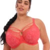 Elomi Brianna Strappy Plunge Bra 1 Elomi Brianna Strappy Plunge Bra -FOREVER YOUR LINGERIE ElomiBriannaPlungeBraEL8080CayenneFront