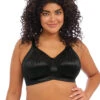 Elomi Cate Softcup Bra 1 Elomi Cate Softcup Bra -FOREVER YOUR LINGERIE ElomiCateNonwireBlackEL4033Front