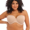 Elomi Strapless Bra 2 Elomi Strapless Bra -FOREVER YOUR LINGERIE ElomiStraplessSaharaEL4300Front