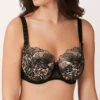 Empreinte Agathe Low Neck Bra 1 Empreinte Agathe Low Neck Bra -FOREVER YOUR LINGERIE EmpreinteAgatheLowNeckBra08204BlackNoirFront