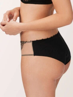 Empreinte Agathe Shorty 7 Empreinte Agathe Shorty -FOREVER YOUR LINGERIE EmpreinteAgatheShorty02204BlackNoirBack