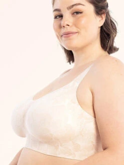 Evelyn & Bobbie Beyond Bra 10 Evelyn & Bobbie Beyond Bra -FOREVER YOUR LINGERIE EvelynandBobbieBeyondBraChampagneGinkgoSide